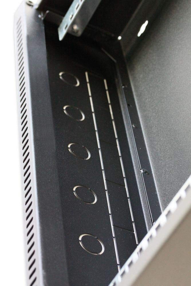 Techly Professional 027965 Armadio Rack 19" Flat a Muro p.15cm 12 unità Sezione Unica Nero Nero