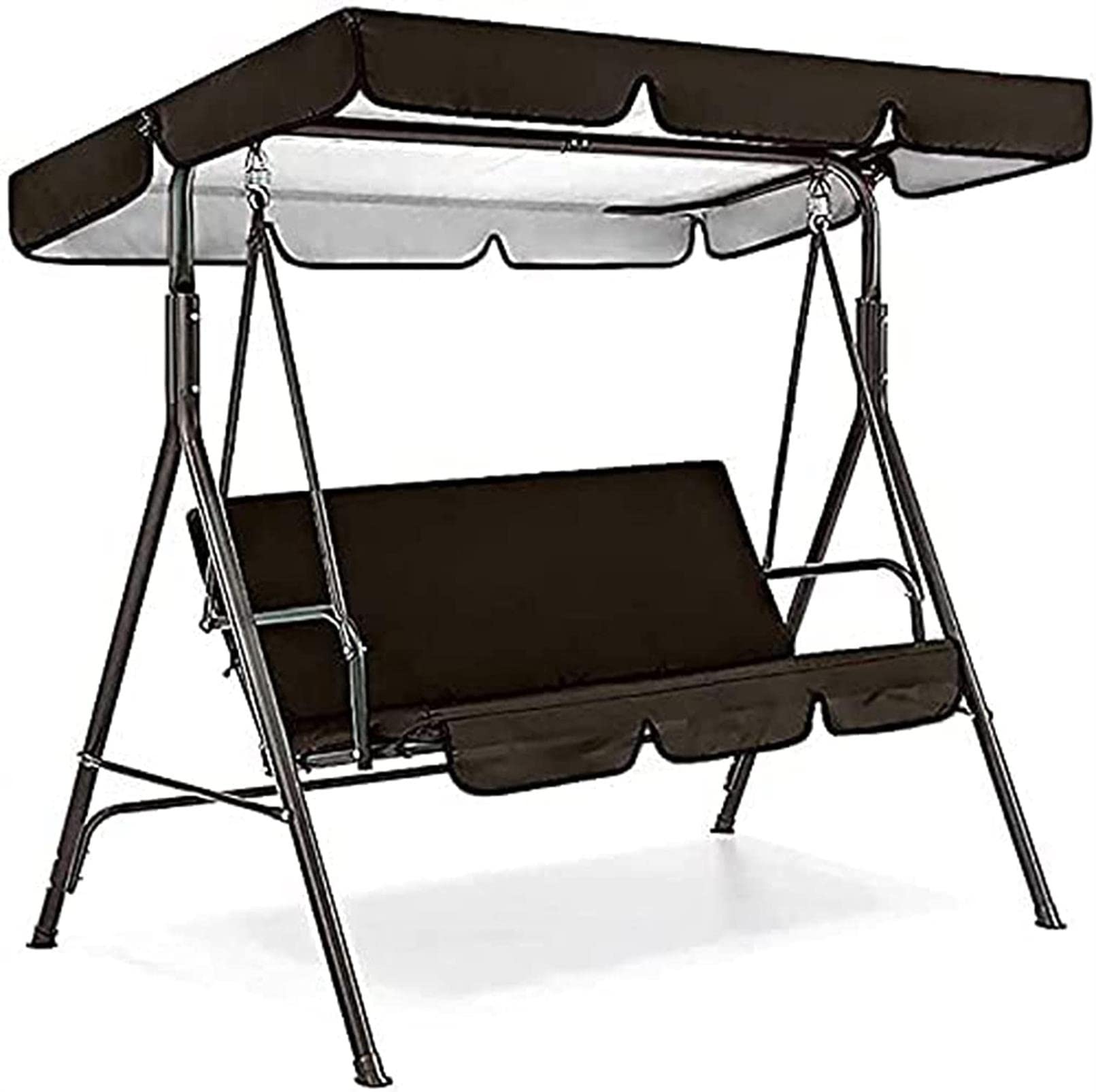 Tetto del Dondolo da Giardino Ricambio, Set di Copertura Superiore Impermeabile per Altalena da Patio, Copertura di Ricambio per Gazebo da Esterno, pergolati, sedie, Tenda da Sole, altalene da portic