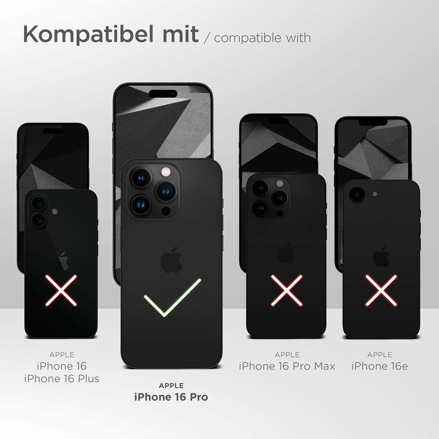 moex Hover Cover etui na telefon komórkowy iPhone 16 Pro, z szerokim paskiem, etui z paskiem do zawieszenia, zdejmowany nylonowy łańcuszek z karabińczykiem, stylowy i bardzo wytrzymały – granatowe