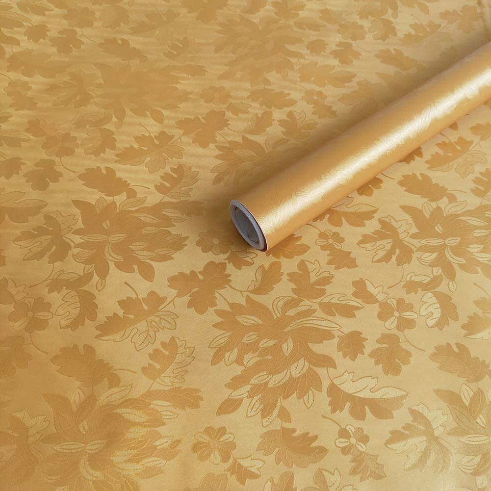 SV COLLECTIONS 400 x 45 CM Gold Flower SELF Adhesive Wallpaper for Hall Living Room Peel and Stick Vinyl Wallpaper - 18 SQFT Approx (B0C8SGYFXH) Amazon Price History, Amazon Price Tracker