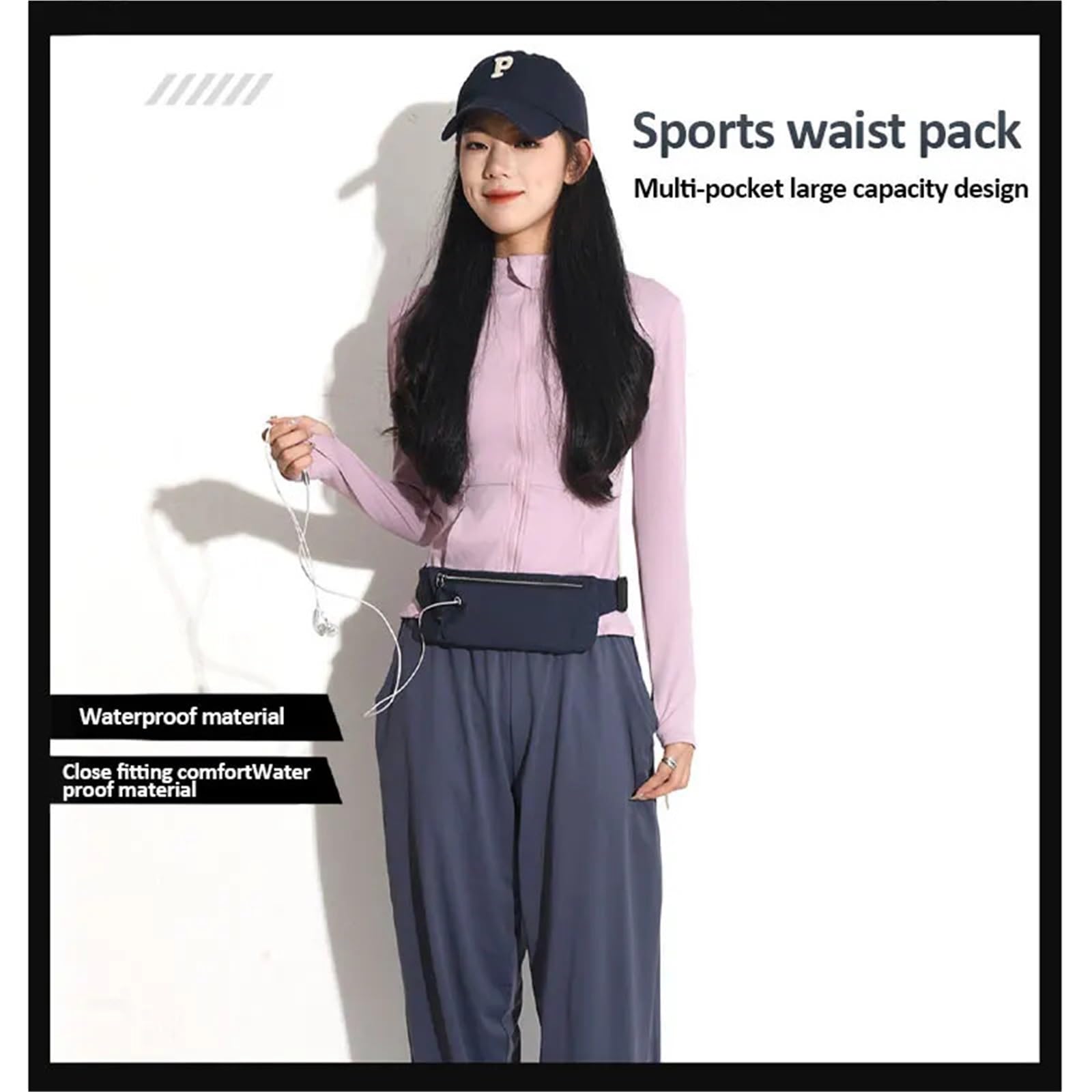 Marsupio Sportivo Marsupio da corsa leggero Marsupio sportivo Marsupio for cellulare Uomo Donna Marsupio Marsupio sportivo da palestra Marsupio Cintura regolabile Per La Corsa, L'Escursionismo(Yellow)