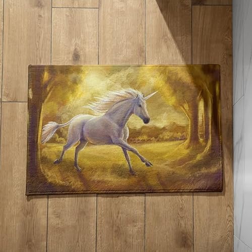 CEVAN Tapis De Sol Randonnée Ultra Léger Tapis Entrée Original Licorne Tapis De Cuisine Original Tapis D'Entrée Japonais 50x80cm