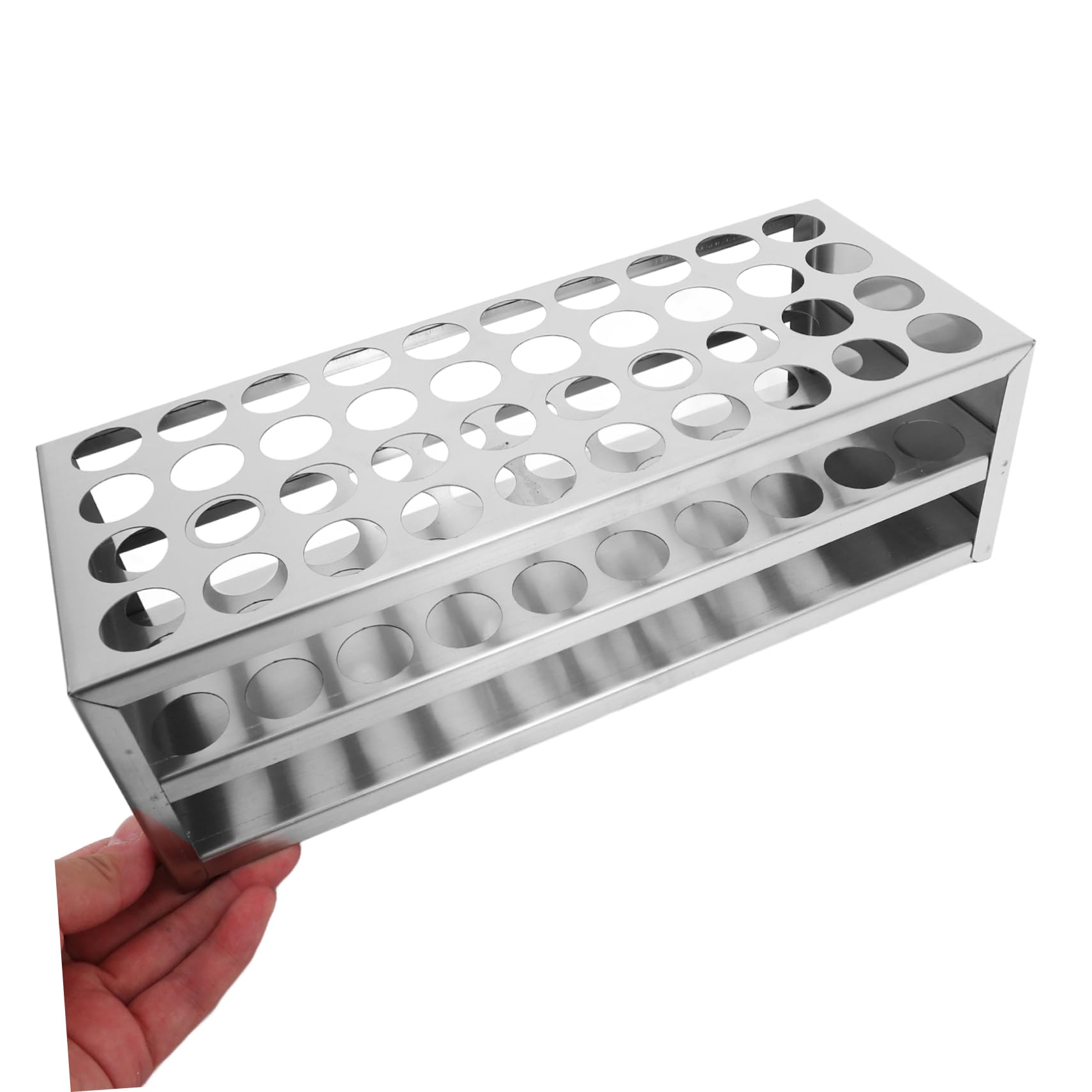 ULTECHNOVO Gradilla Para Tubos De Ensayo De Pocillos Organizador De Laboratorio Soporte Para Tubos De Ensayo Para Experimentos Químicos y Biológicos
