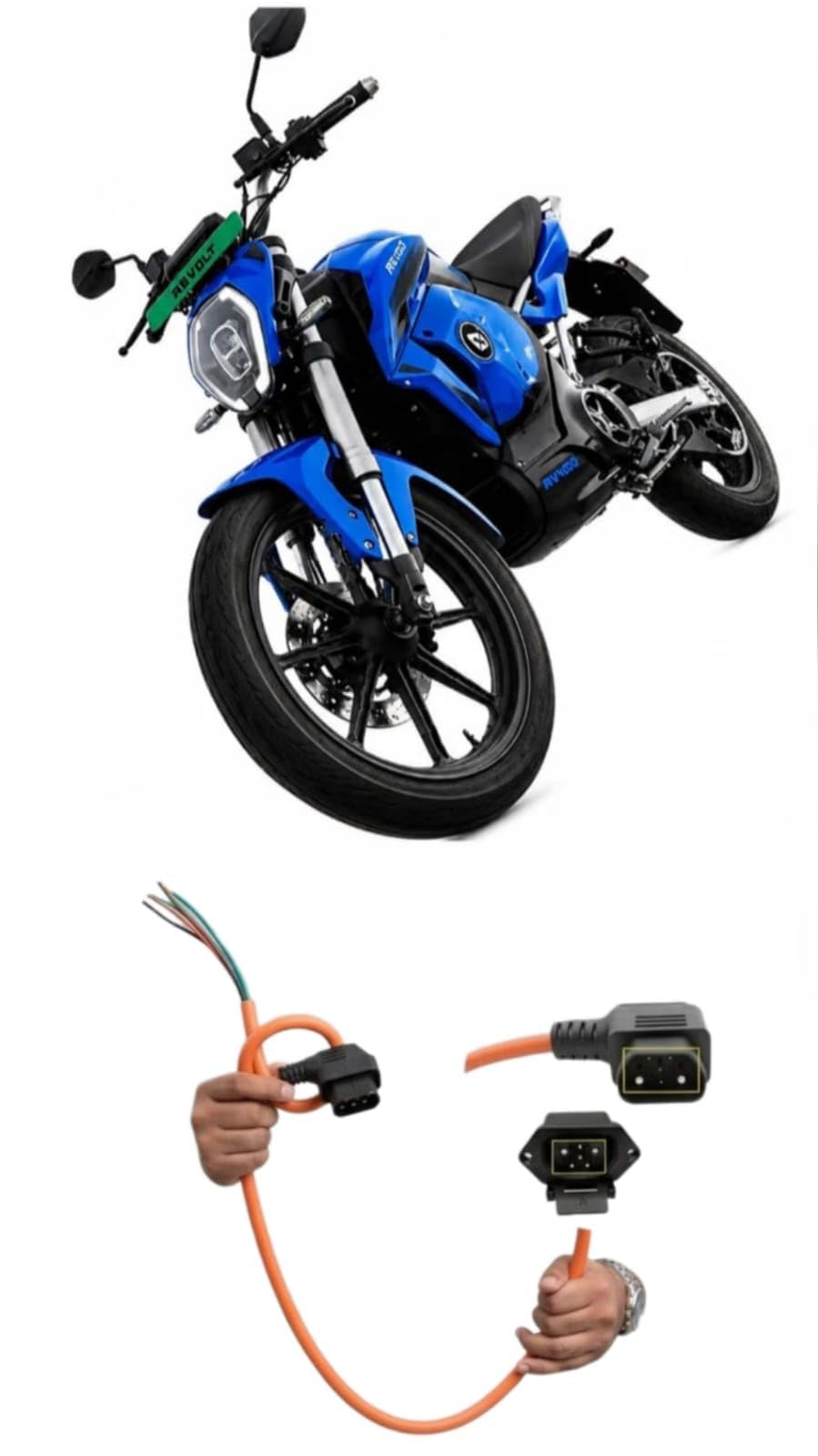 Battery Main Power Lead Compatible with Revolt RV400 Electric Bike | 6 Pin Battery Connection Cable | 4 Feet Long 12mm Heavy Duty Main Power Wire for Electric Motorcycle-image-8