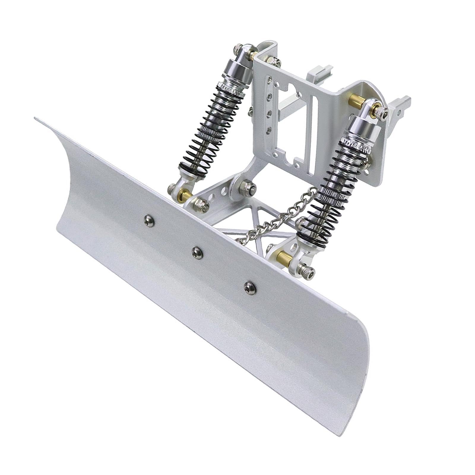 1/18 RC Auto Klinge Schneepflug Ersatz Front Schnee Schaufeln Schneepflug für TRX4M Crawler LKW DIY Zubehör, Silber