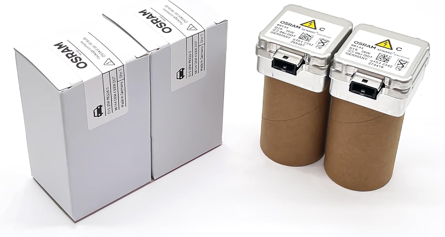 OEM D1S Original Xenarc Xenon HID Headlight Bulb 66144 85V 35W PK32d-5 4300K | Pack of 2