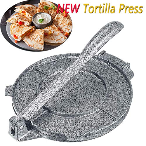 ChenLee 8 Inch Tortilla Press Aluminum Alloy Tortilla Maker with Foldable Handle Coated