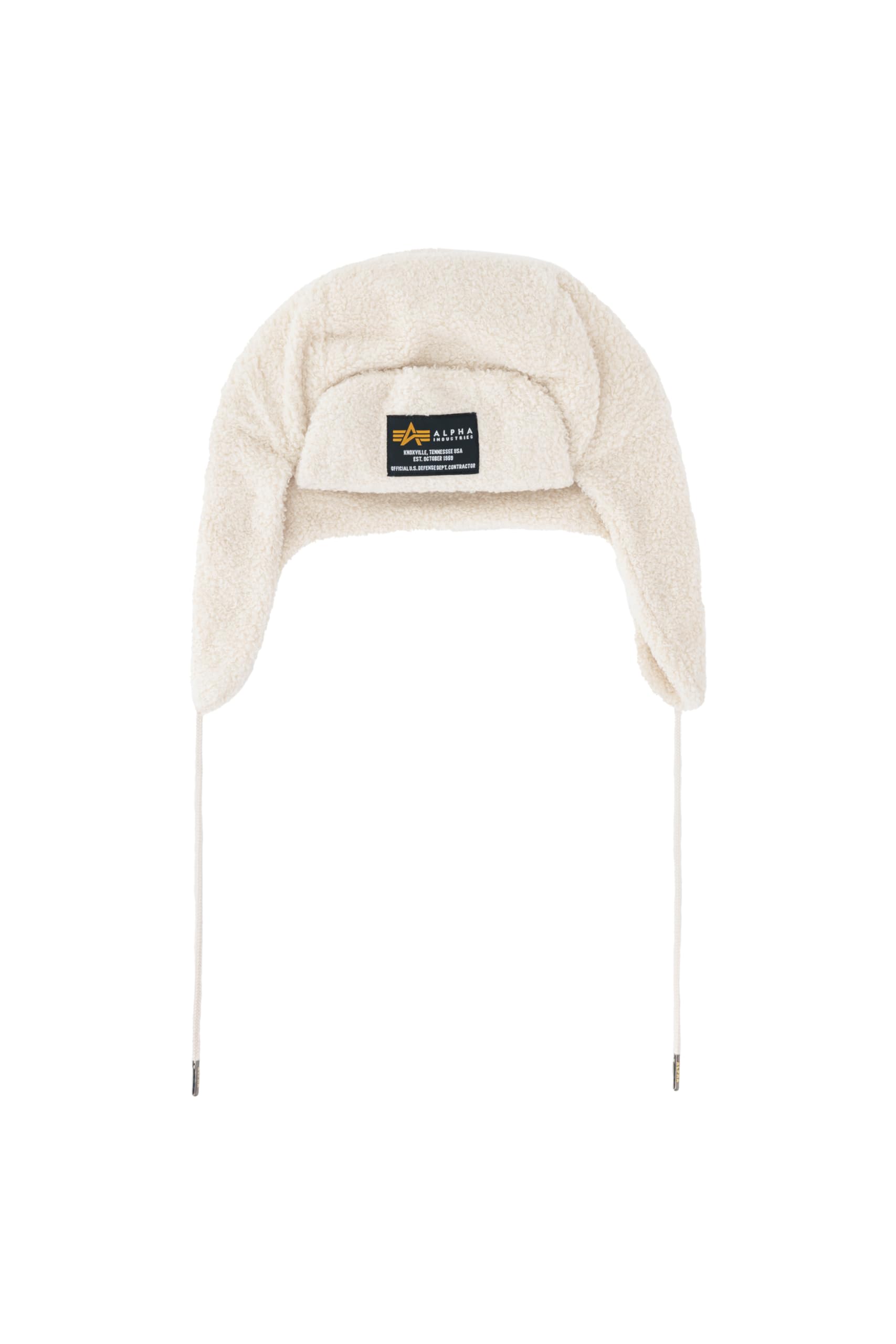 Alpha Industries Unisex Off-White Alpha Teddy Hat Off White One Size