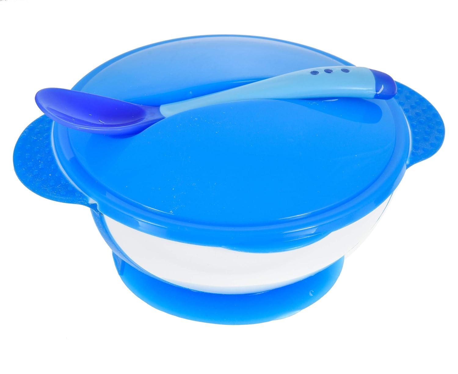 MUMMAMIA Baby Spill-Proof Suction Bowl with Snap-in Temperature-Sensitive Spoon (350ml)