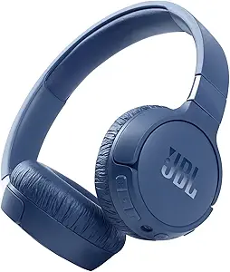 JBL Tune 660NC wireless with Active Noise Cancelling, up to 55 hours battery, microphone for call, foldable and comfortable, Android and iOs compatible (Blue) asin的图片