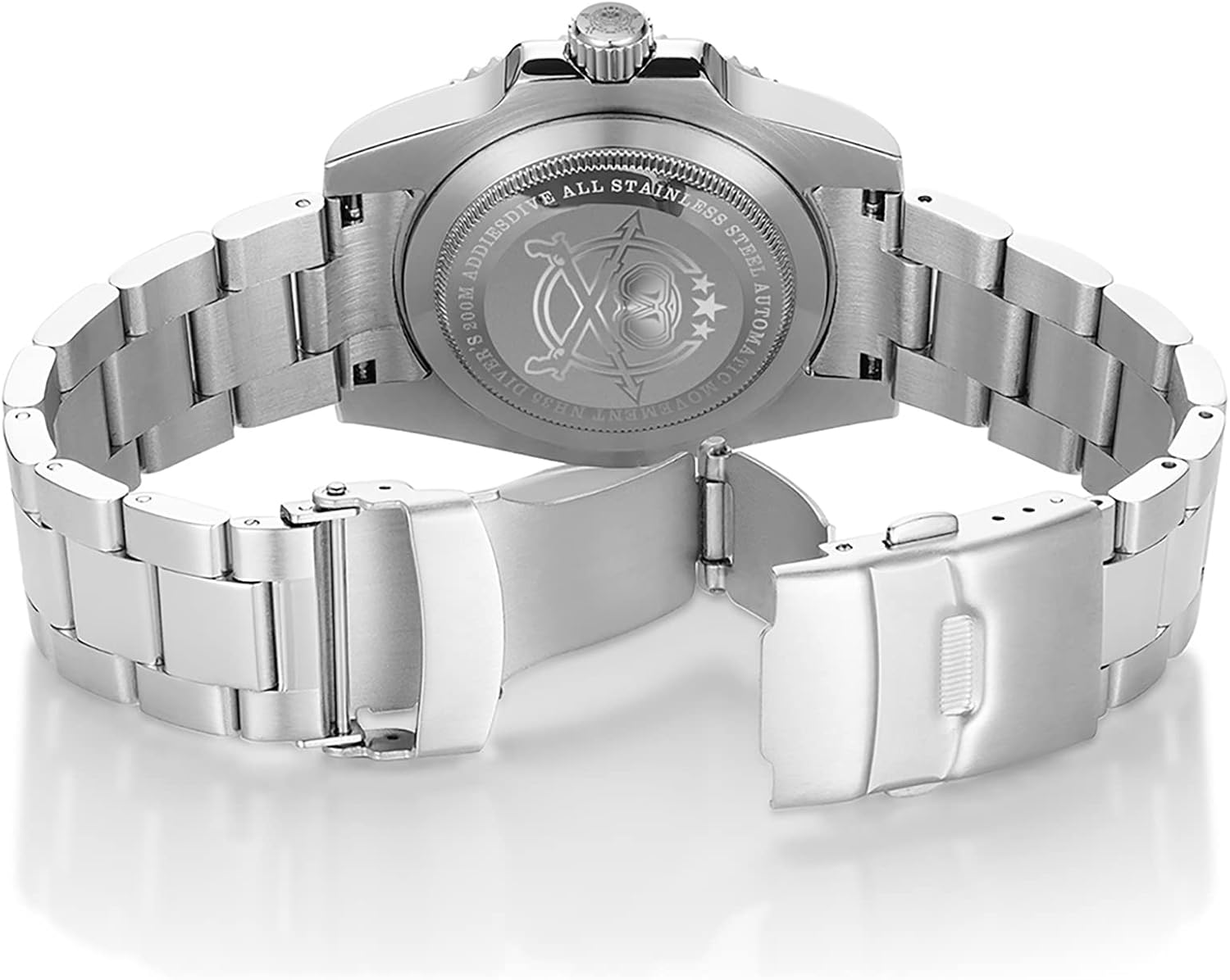 ADDIESDIVE MY-H3-2 Watch Case Back and Clasp