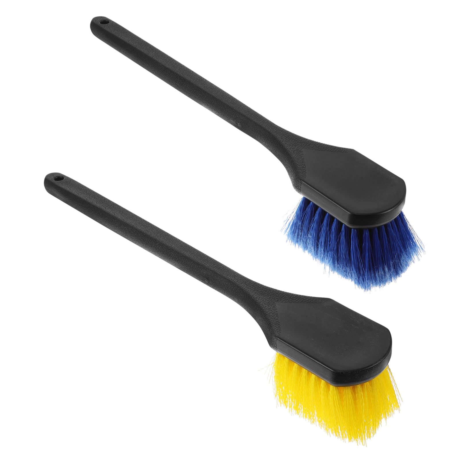Mikinona Brosse de Nettoyage pour Pneus 2 Pièces Plastique à Long Manche