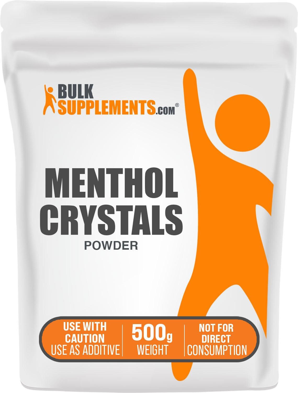 BulkSupplements.com Menthol Crystal - Natural Menthol Crystals - Menthol Crystals for Soap Making, for Shower Steamers Aromatherapy - Pure & Gluten Free, 500g (1.1 lbs)