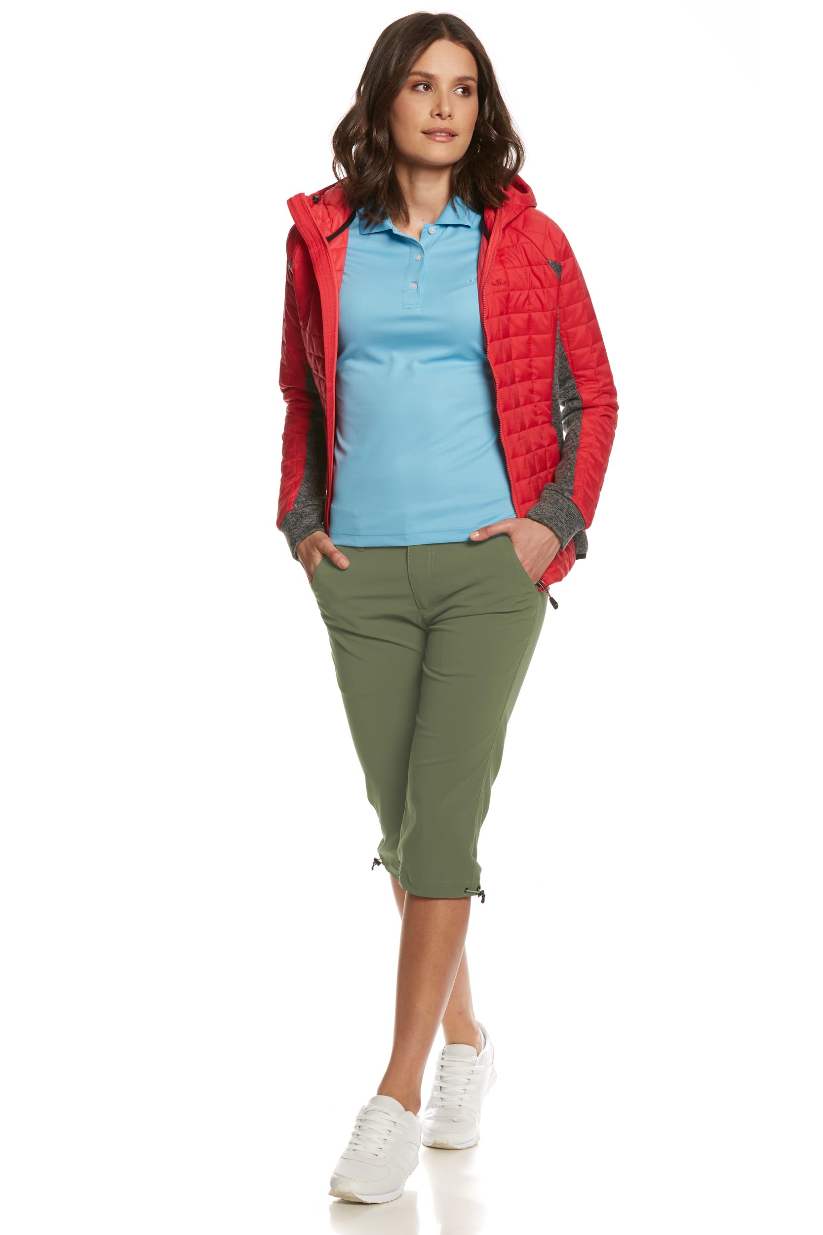 Jeff Green Damen Elastische Schnell Trocknende Kurze Leichte Outdoor Funktions Hose Sophia
