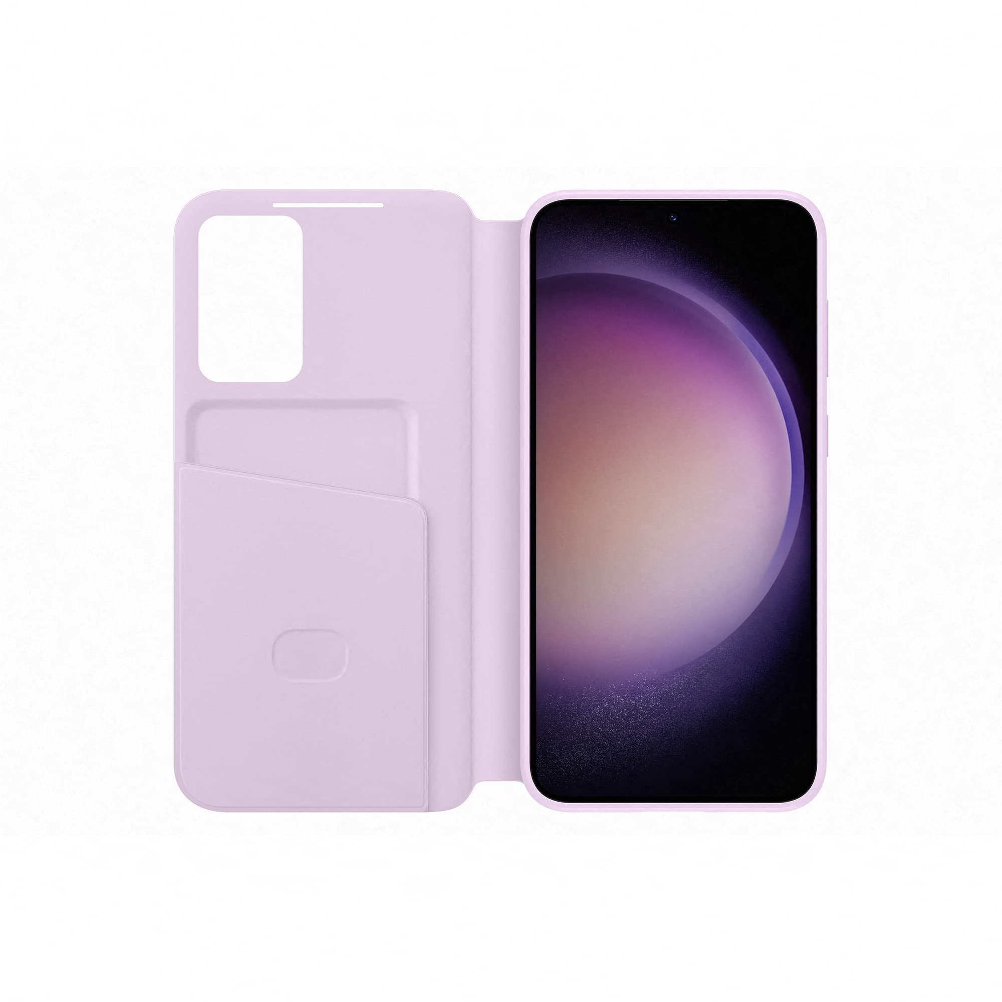 Samsung Smart View Wallet Cover Portfel z oknem wizji dla Galaxy S23+, Fioletowy