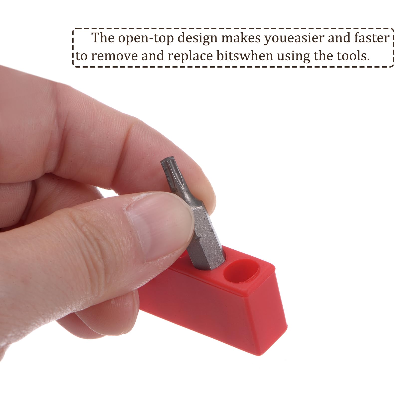 Lot De 6 Porte-Embouts Tournevis Pour Embouts Hex 6,35 Mm – Bandes Plastique Souples Avec 4/6/8/10/12/13 Trous – Organisation Atelier, Boîte à Outils - 9