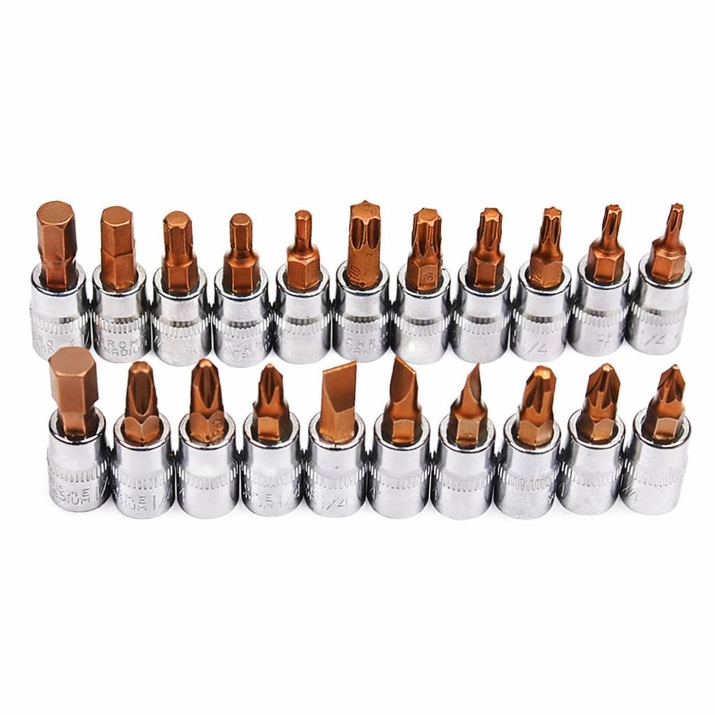 Inditrust 46 In 1 Pcs Crv Torx Tool Kit For Home Use Tools Kit Spanner Set 46Pc Socket Set Goti Set Wrench Set Bike Tool Kit Goti Pana Set
