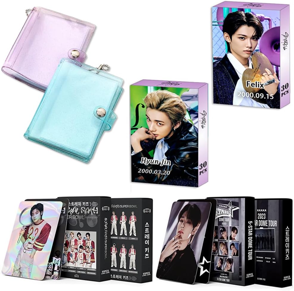 Stray Kids Photocards 127 Teile - Lomo Karten Set Für K-Pop Fans