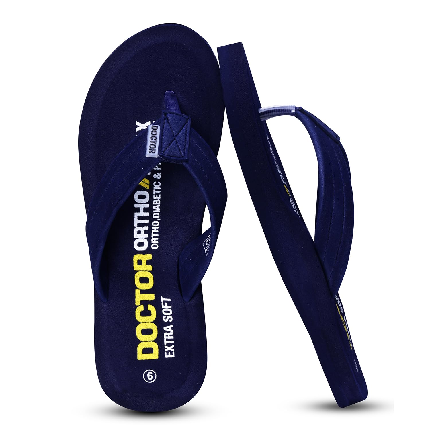 DOCTOR EXTRA SOFTThong Arch Support Ortho Slippers for Women|Orthopedic Diabetic & Stylish|Lightweight Comfortable & Casual|Pregnancy Anti-Skid Bedroom Daily Use House Flip-Flops Ladies & Girls D-15