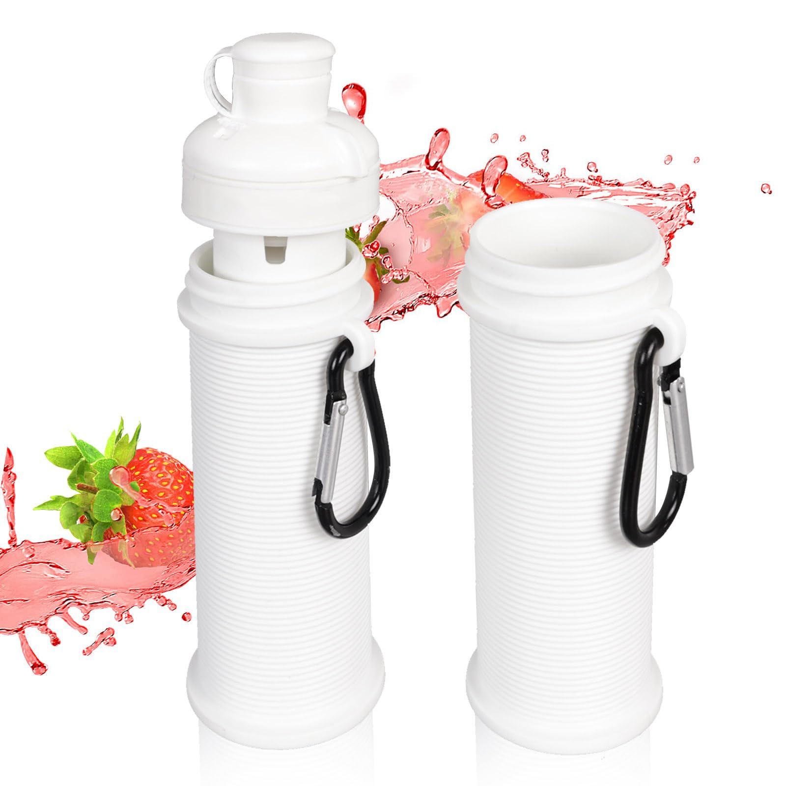 Funnacle Flavor Cartridge Holder Cartridge Storage Sips Container| Fits 2 Cartridges | Compatible with Cirkul Sips | Sip Safe Travel Case Keep Fresh