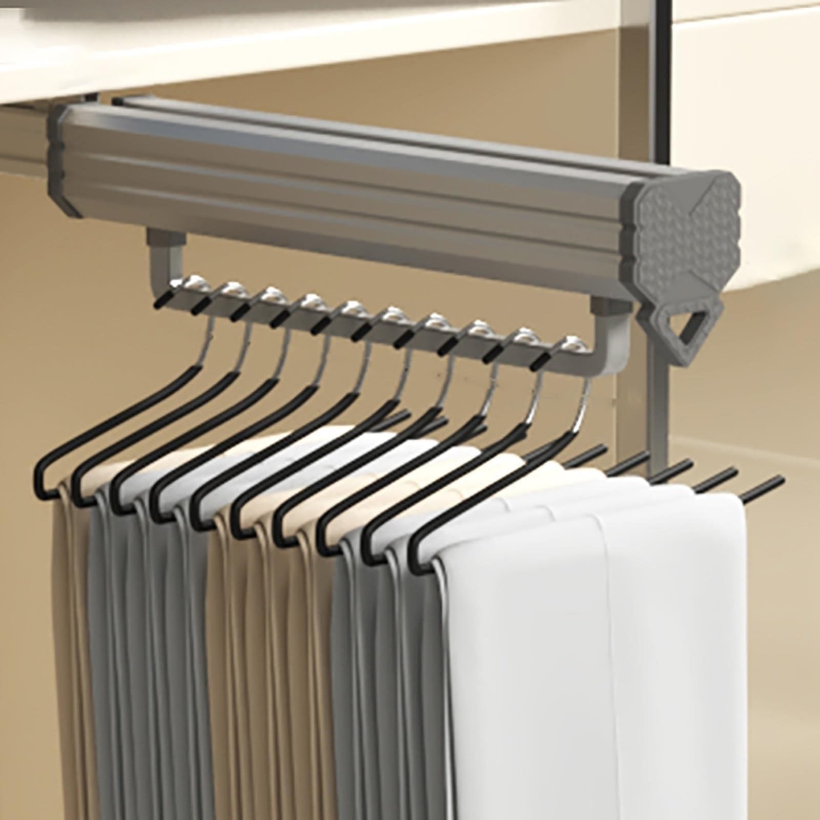 JYBNBBE Closet Hanger Rod - Durable Rail for Hanging Clothes, Towels & Accessories - Space-Saving Solution for Cabinet Organization (A 41cm)