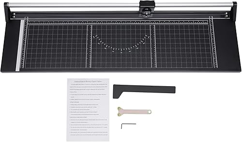 Cortador de papel rotatorio manual de la precisión 36 pulgadas afilado papel fotográfico que balancea el cortador resistente