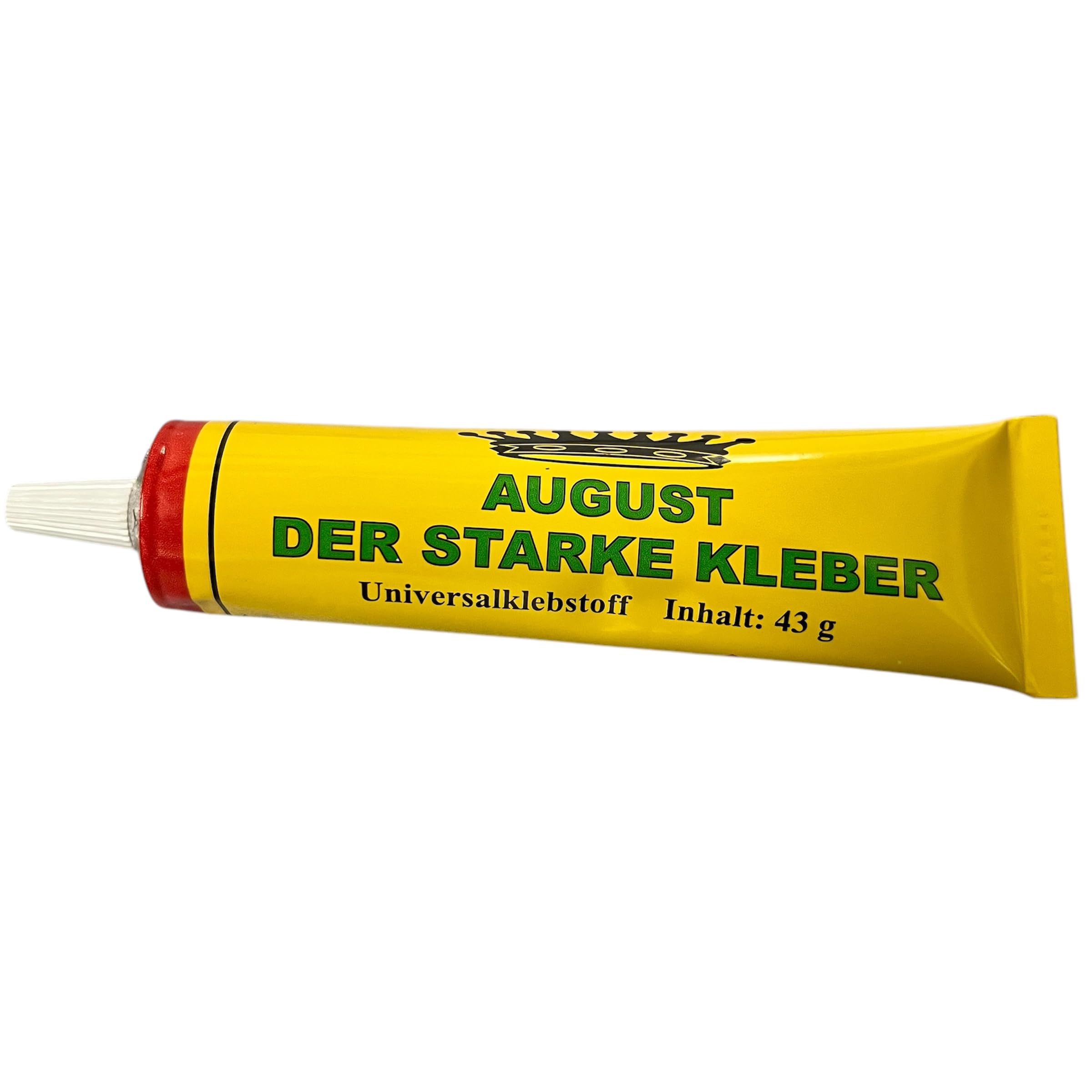 50x Kleber August der Starke 43g Universalkleber Klebstoff Flüssigkleber Alleskleber Bastelkleber - für Papier Karton Stoff - für Haushalt Büro Schule, ähnl. Sekundenkleber extra stark, + 1 Bildmagnet