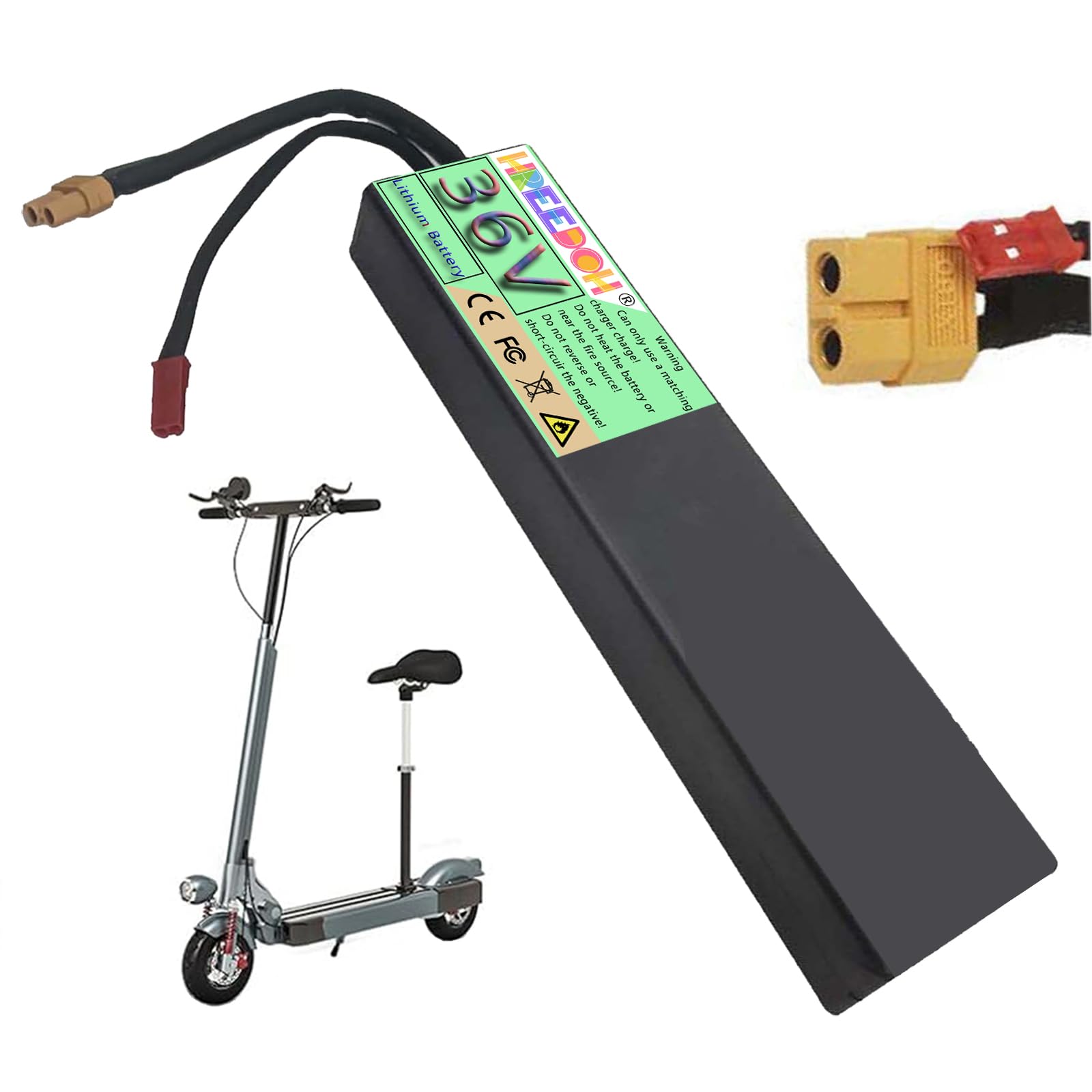 Akumulator do skutera elektrycznego 36 V Akumulator litowo-jonowy 36 V 6 Ah 7,5 Ah 7,8 Ah 8,7 Ah 9,6 Ah Akumulatory z BMS do silnika 0-350 W