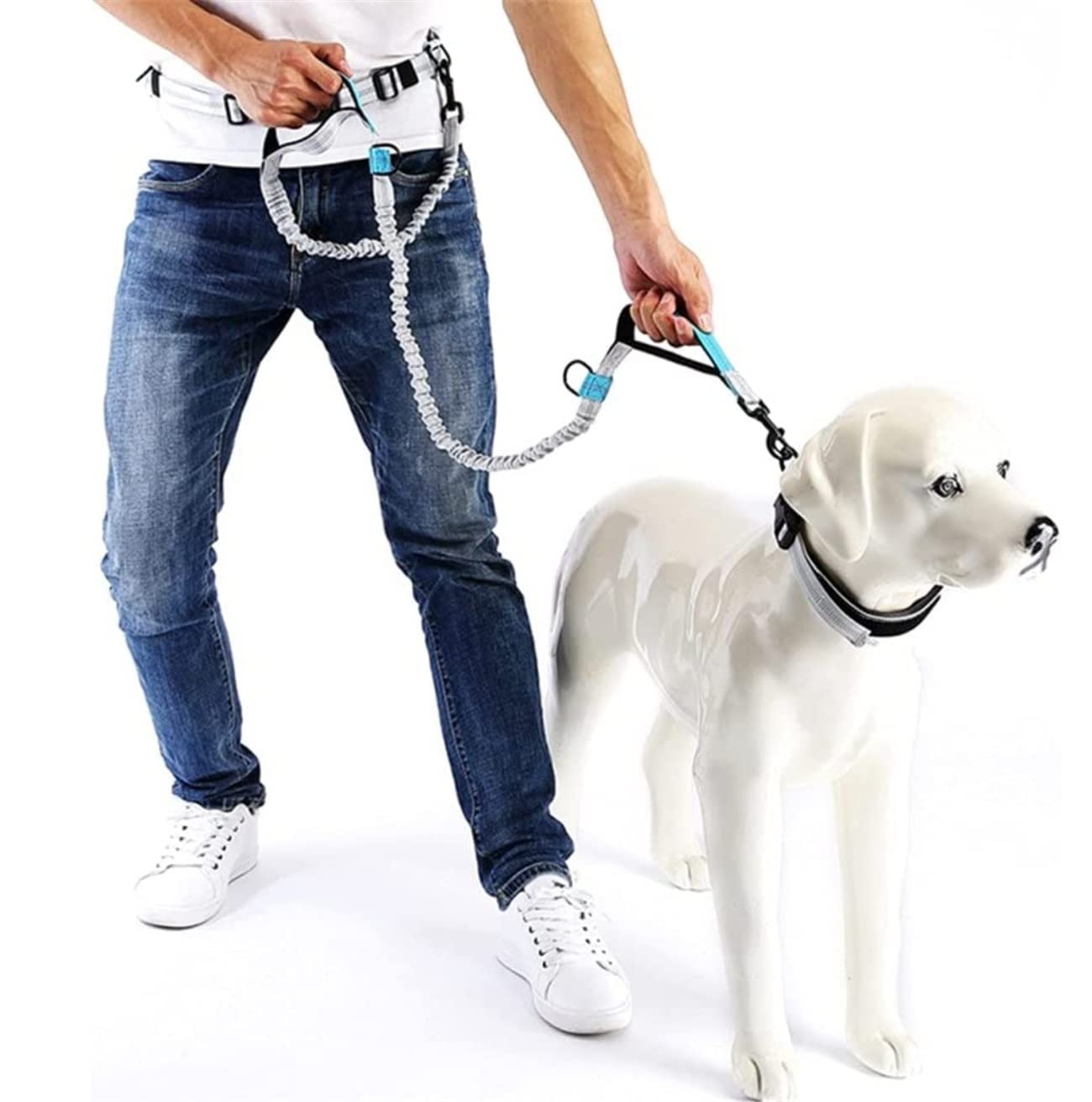 Guinzaglio per Cani Guinzaglio Per Cani Da Corsa Nylon Mano Liberamente Prodotti Per Animali Domestici Collare Per Imbracatura Per Cani Guinzagli Per Guinzaglio Da Jogging Guinzaglio Addestramento (C