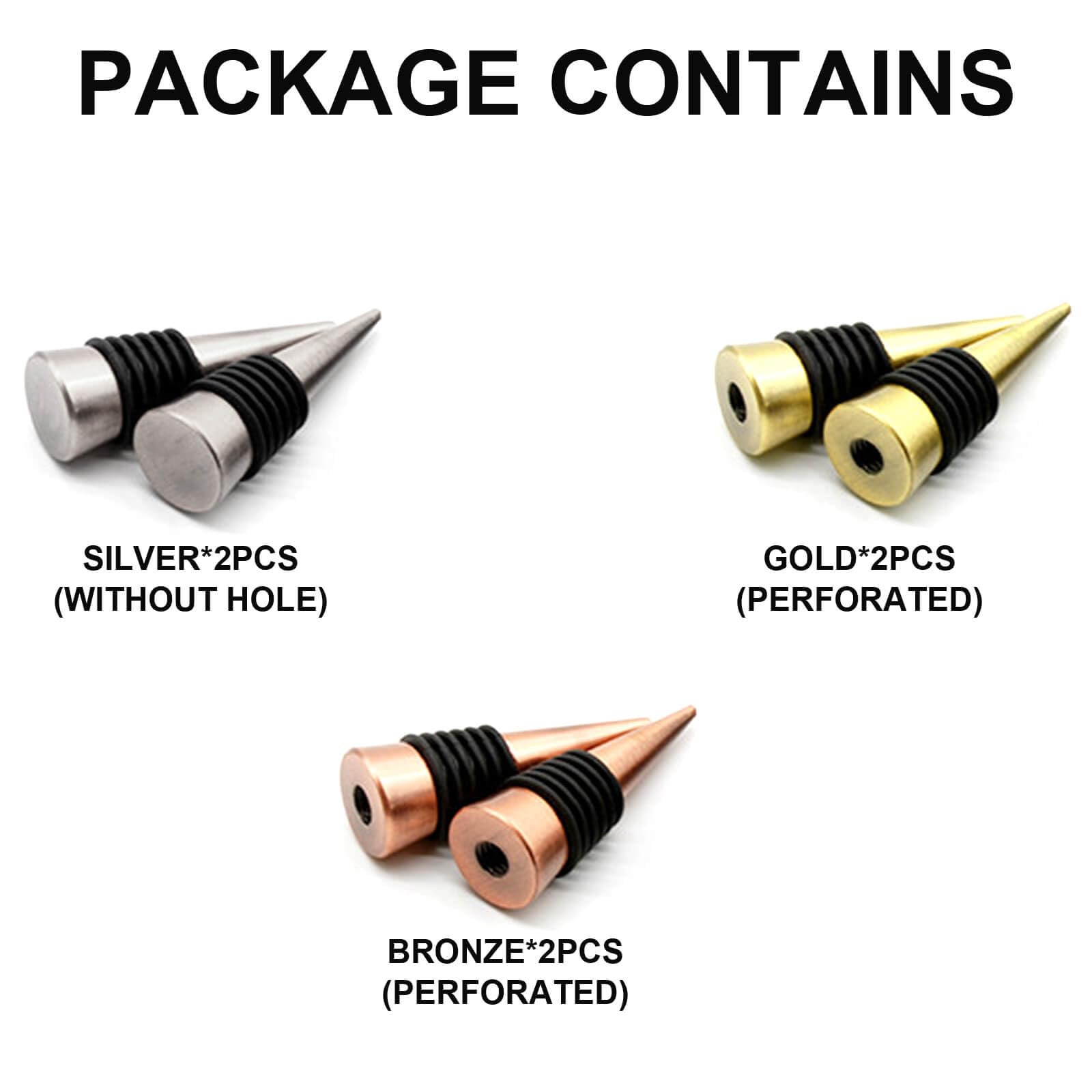 Tappo per bottiglia, 6 tappi per bottiglie di vino riutilizzabili in silicone, per conservare la carne per vino, birra, champagne, alcol, spumante