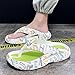 UANGLI Men's summer flip-flops cool mop EVA lightweight high elastic comfortable soft breathable anti-skid wear-resistant thick bottom side hole fashionable casual