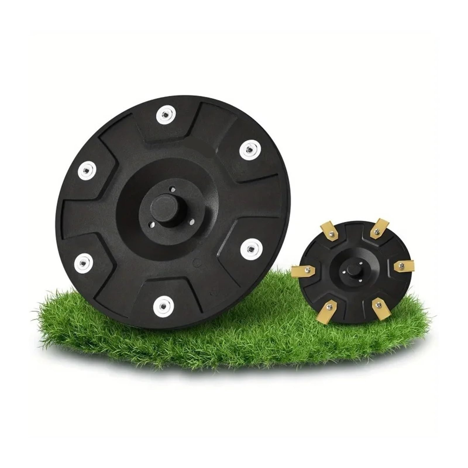 Compatible Con Segway Navi H500 De Jardín | 18 /30 cuchillas de cortacésped / 1 repuesto de chasis de cortacésped(GOLD-30PC)