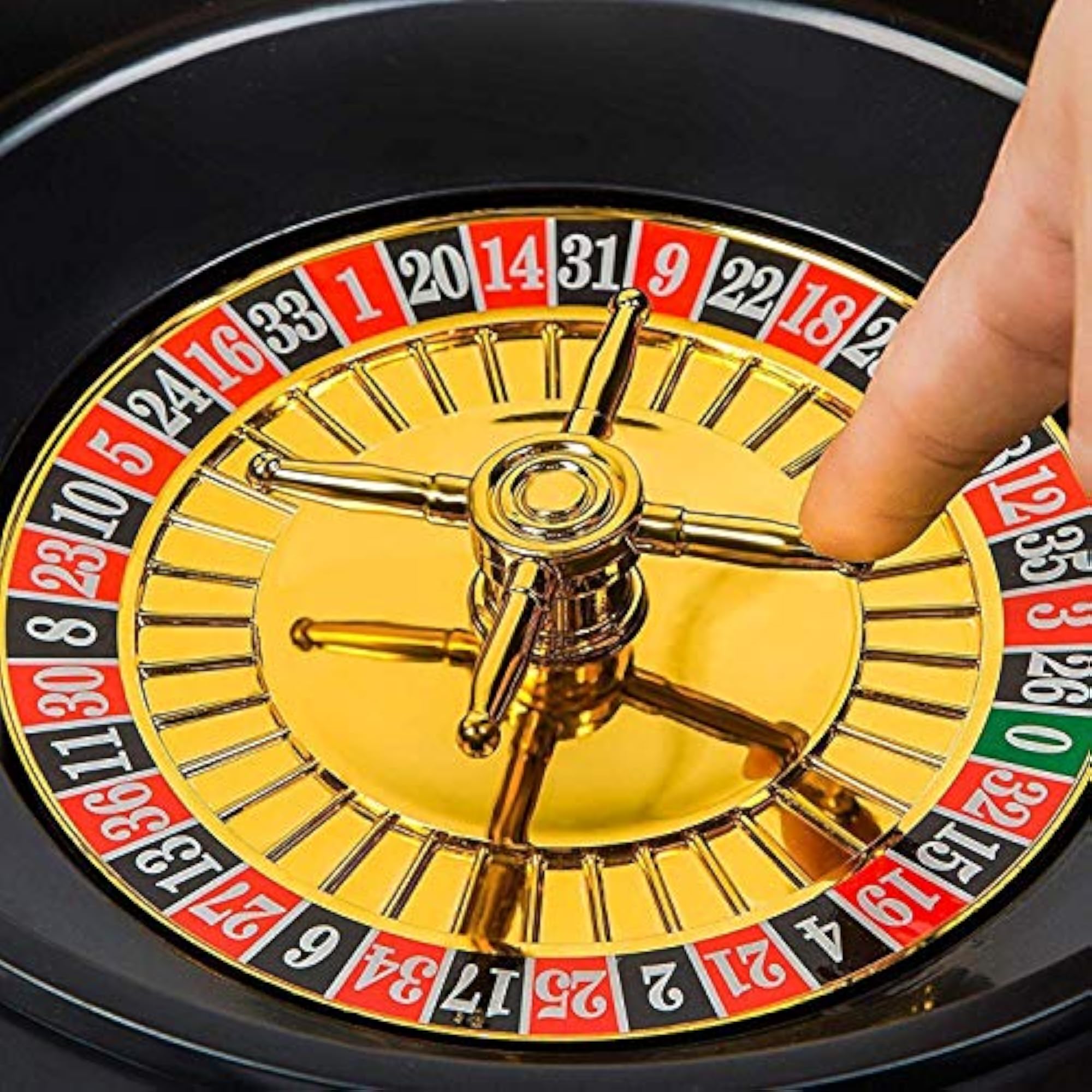 Roulette Drinking Game Set with 16 Shot Glasses