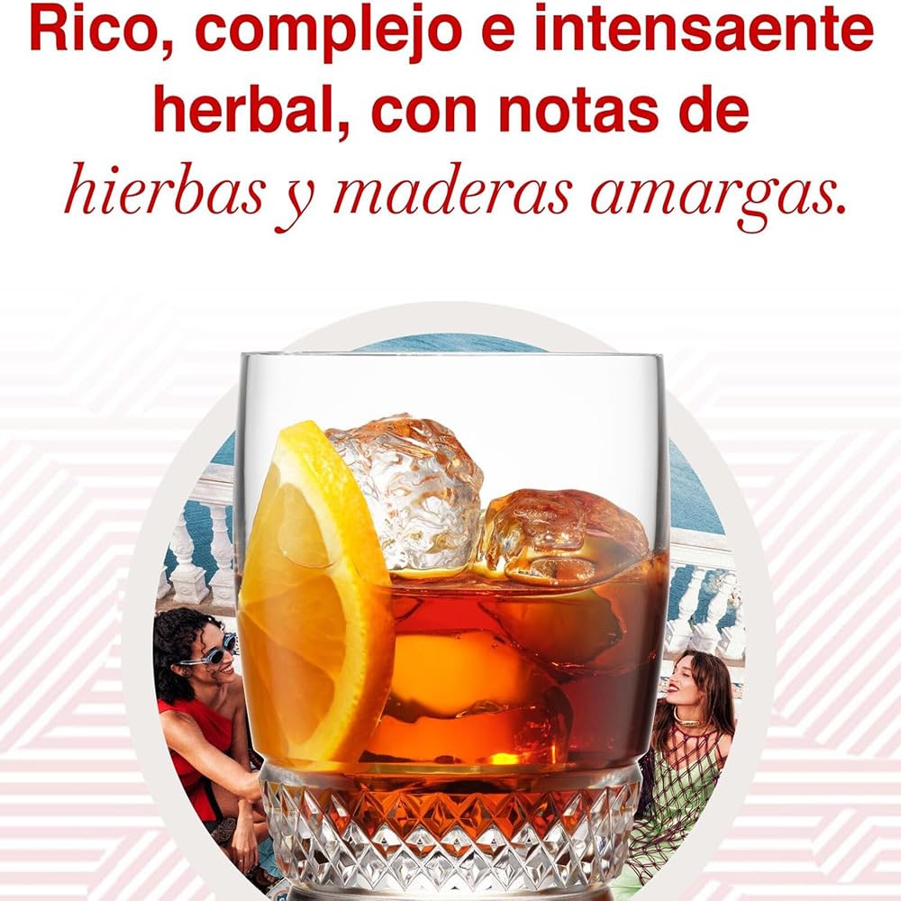 MARTINI Rosso Red Vermouth Aperitivo, 15% ABV, 100cl / 1L, Vermut dulce con infusión de hierbas regionales
