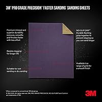 Vista 3 de 3M Papel de lija de grado profesional, grano 180, hojas de 9 x 11 pulgadas, paquete de 20 unidades para acabado fino en superficies de madera, metal