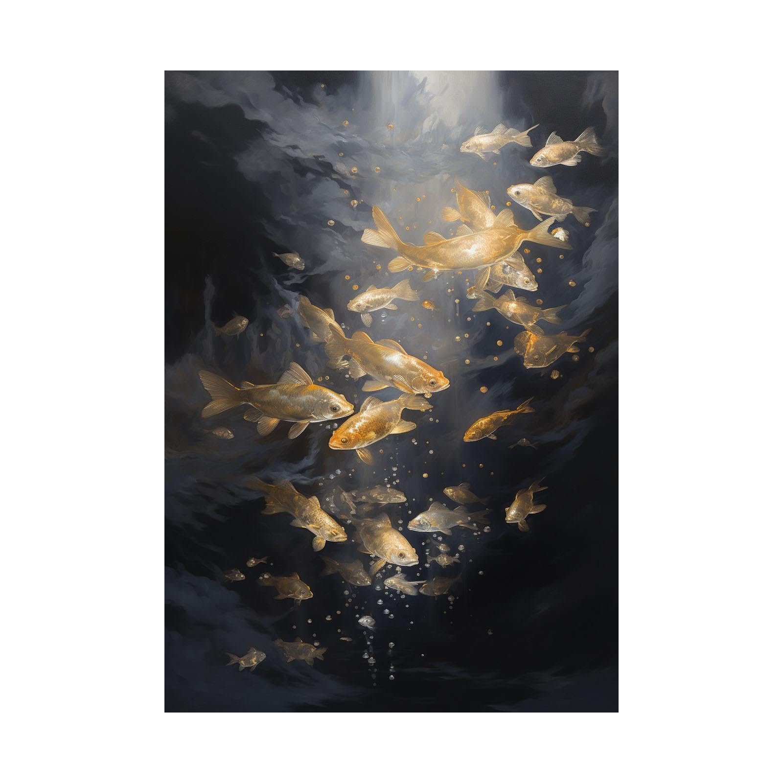 Peinture d'art animalière pour décoration salon et chambre FJASKER - 6