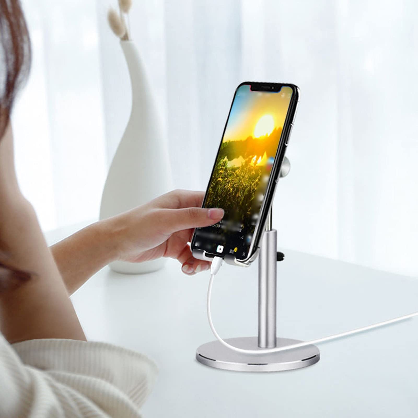 Uchwyt na telefon komórkowy stojak na telefon, leniwy stojak na telefon na żywo tablet nocny telefon komórkowy ramka do oglądania telewizji nauka obsługi T