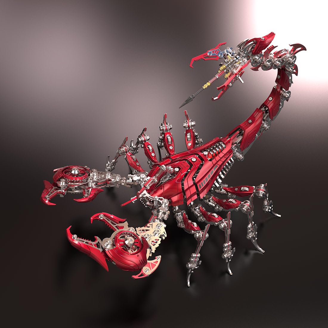 Poison Flame 3D Full Metal Mechanical War Scorpion Kit de modélisme (1073 pièces)