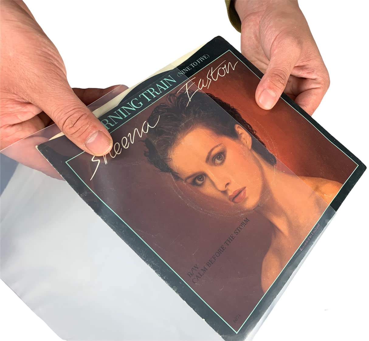 45 U/min Vinyl-Schallplatten-Außenhüllen – 17,8 cm hohe Klarheit, 3 mm Kunststoffabdeckungen