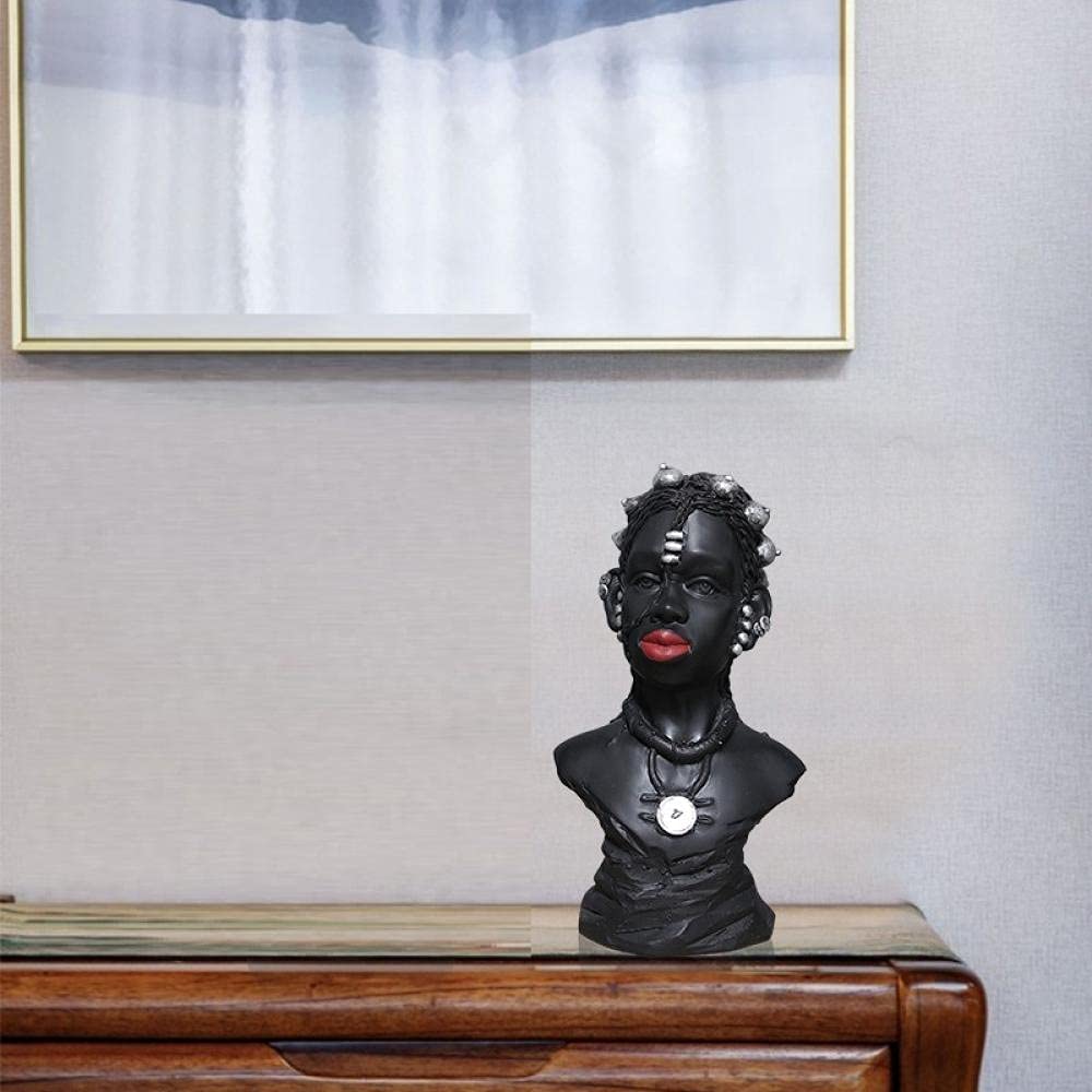 Figurilla Personajes Figuras Gente Negra Escultura Resina Artesanía