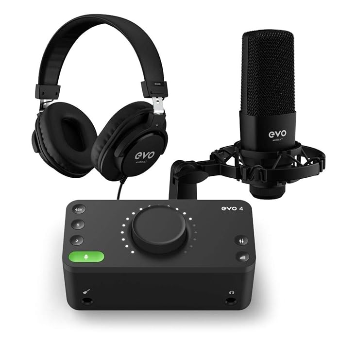 Buy EVO Start Recording Bundle (EVO 4 audio interface, SR1 large diaphragm condenser microphone