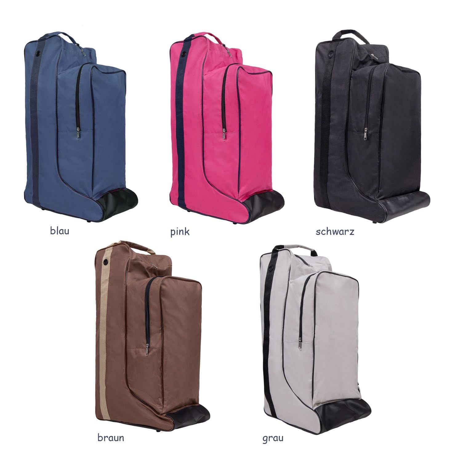 netproshop Wasserabweisende Stiefel- und Helmtasche ca. 60 x 40 x 22 cm für den Reitsport