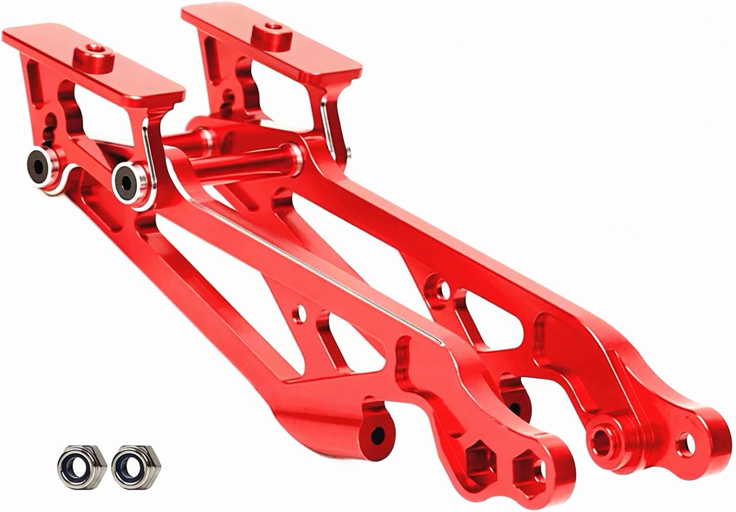 Aluminum Heavy Duty Rear Wing Mount Upgrades for Arrma 1/8 Kraton Notorious Typhon Outcast Talion，Replacement of #AR320347（Navy Blue）