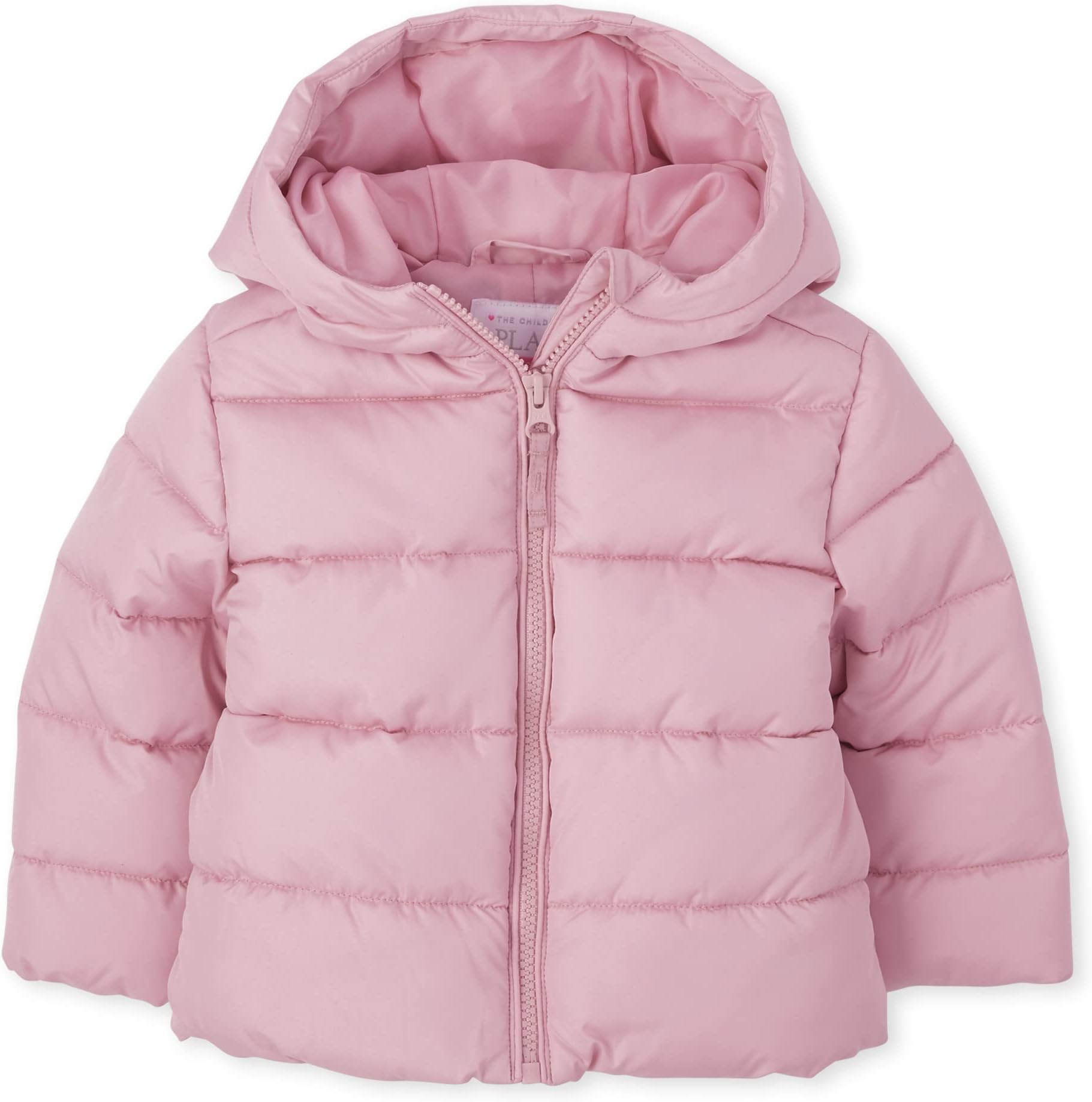 Baby and Toddler Girls' Medium Weight Wind-Resistant, Water-Resistant Puffer Jacket