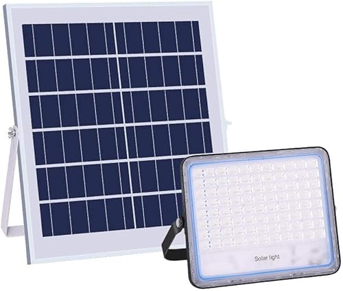 MGOR Luz de inundación solar resistente al agua IP67 de 200 W luz de inundación LED de alta potencia 176 LED luz de inundación al aire libre para