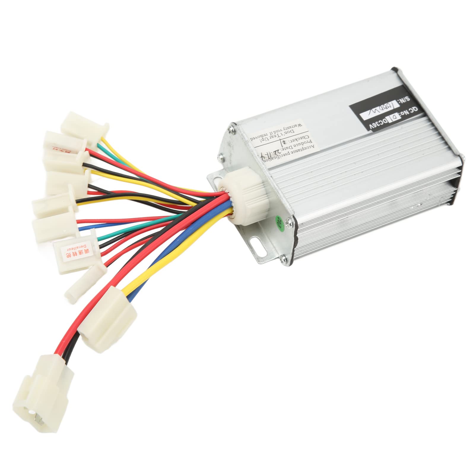 Fockety Geschwindigkeitsregler für Elektrofahrräder, Leistungsstarkes Motorsteuerungsset, Guter Schaltkreisschutz, für Elektrofahrräder, Dreiräder und Motorräder