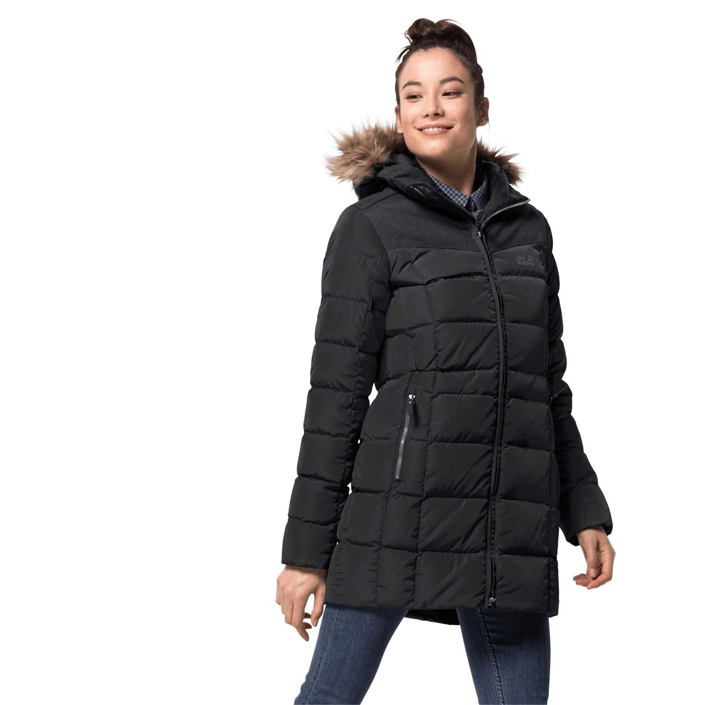 Jack Wolfskin Damen Baffin Island Coat Winddichter Daunenmantel