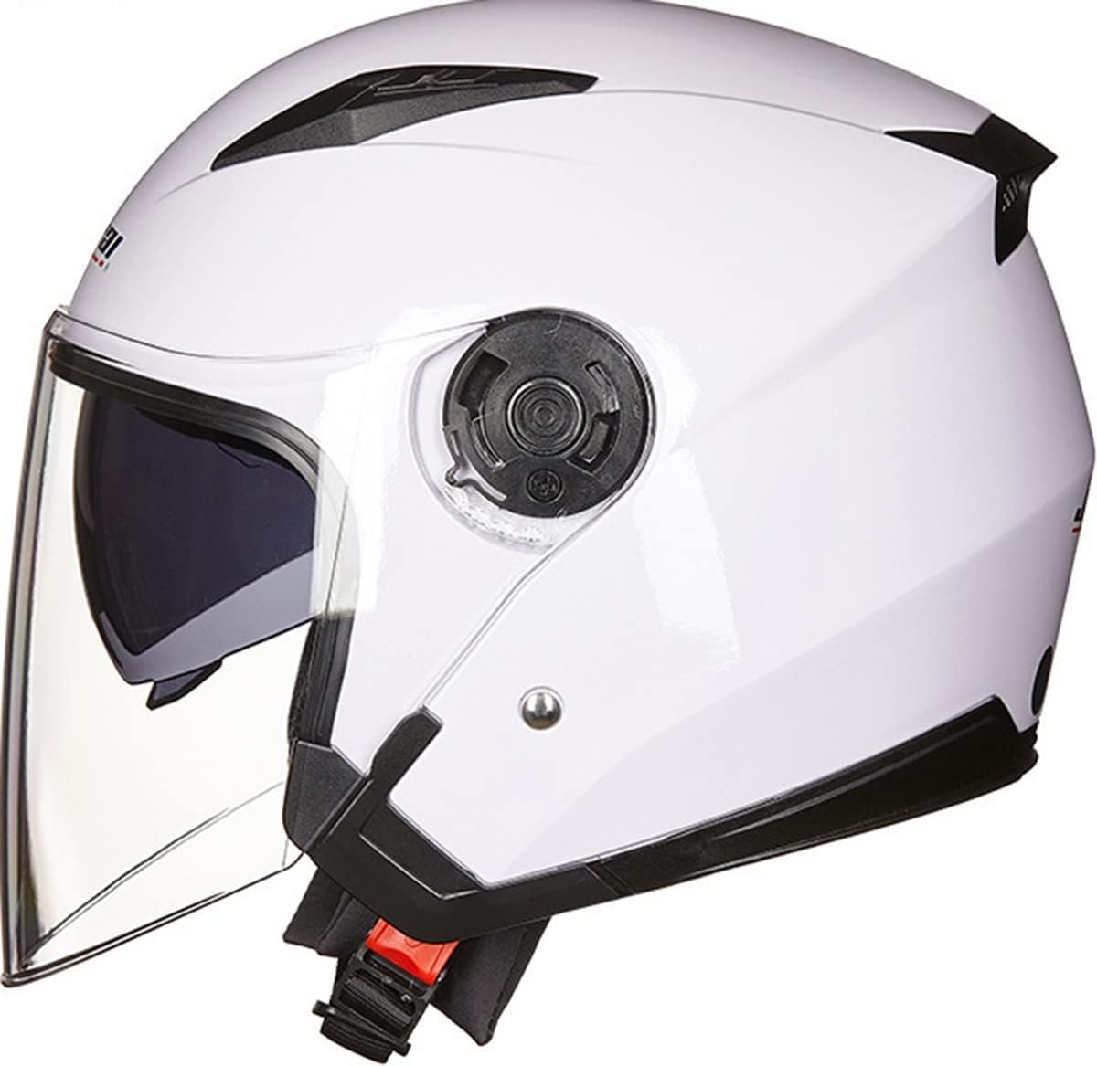 Skull Cap Motorcycle Helmet, Retro Motorcycle Half Face Helmet for Men Women, Vintage Open Face Novelty Half Shell Helmet for Cruiser Scooter Chopper, DOT Approved German Style Helmet 8,M