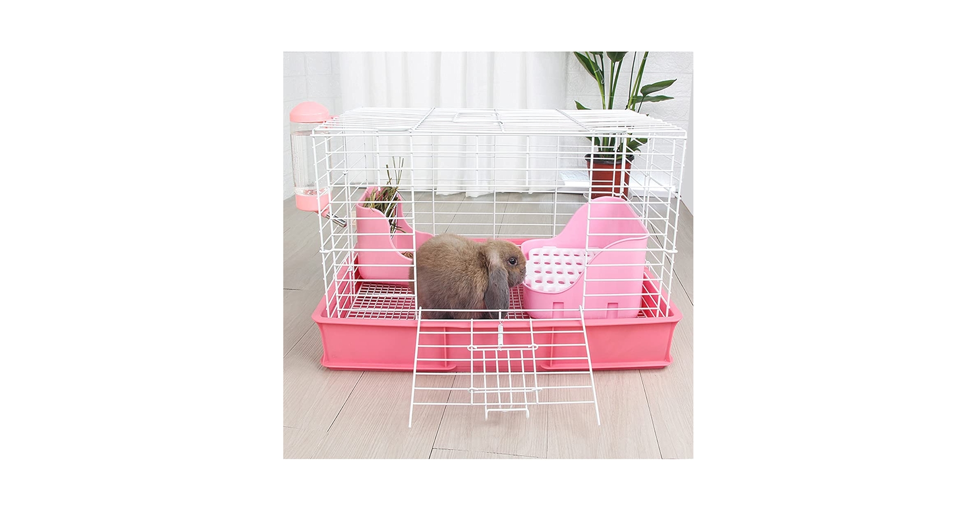 【新品未使用品】イージーホーム　エボ 60-PI　うさぎ・モルモット用飼育ケージ イージーホームEVO 60 ピンク うさぎ モルモット 三晃商会 : Pet