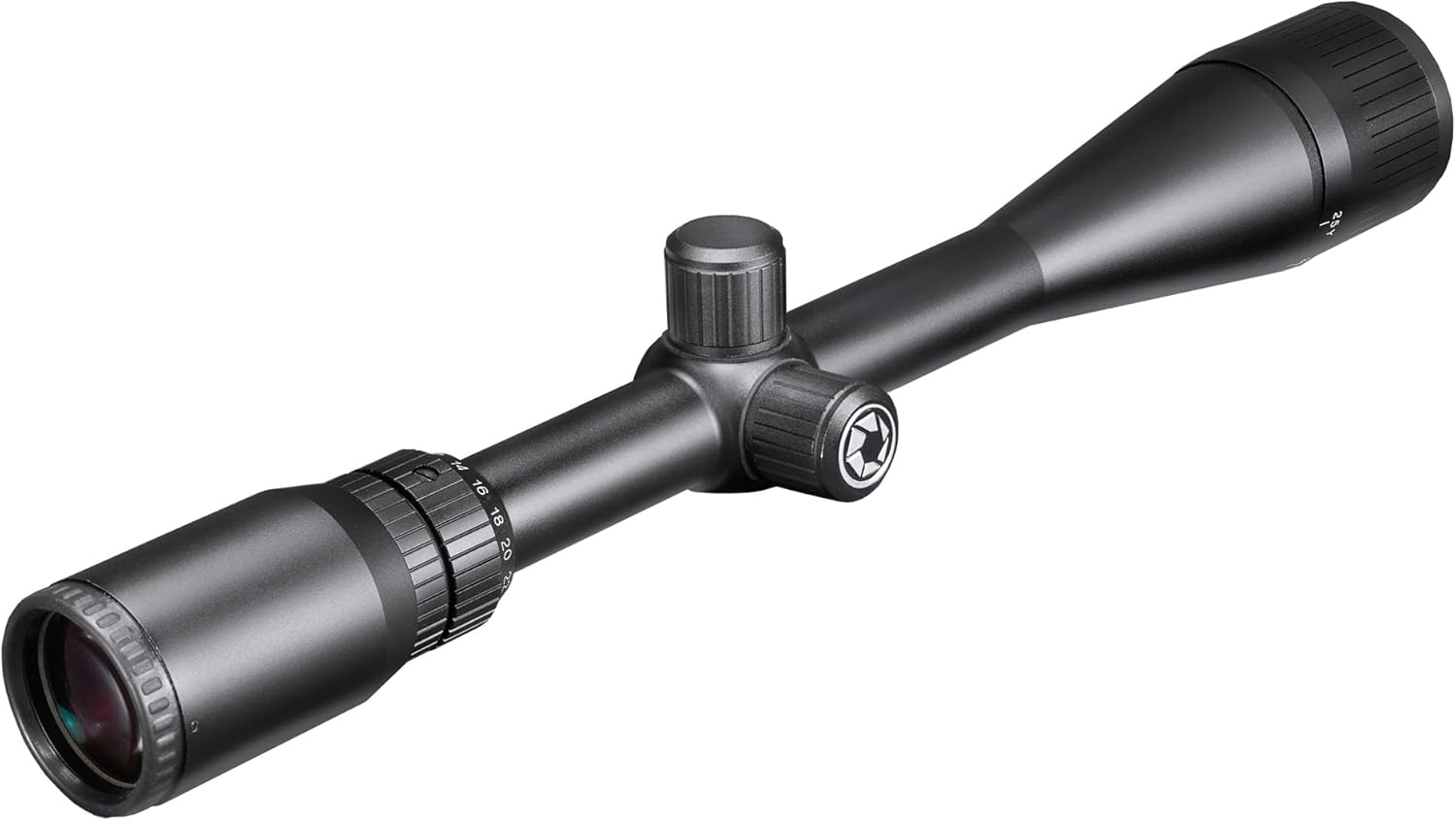 Varmint Crosshair Reticle Precision Riflescope with Adjustable Objective & Fully-Multi Coated Optics for Accurate Long-Range Shooting Hunting